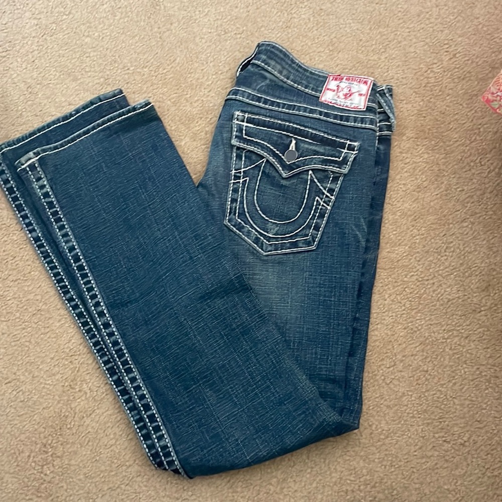 True religion straight leg jeans
